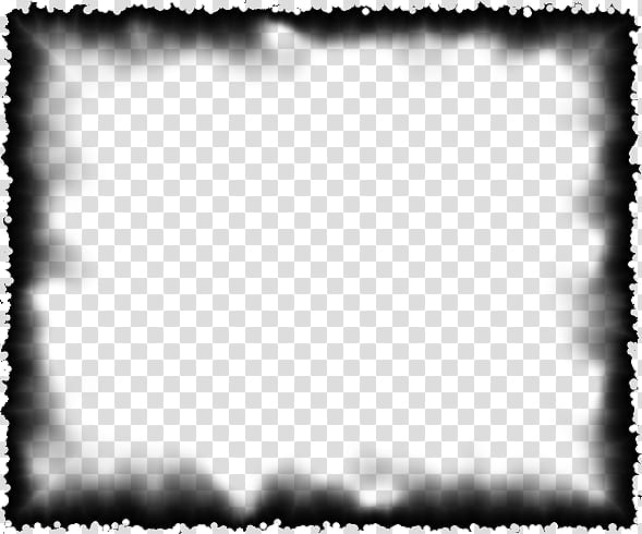 Burned Edges I s, black frame border graphics transparent background PNG clipart