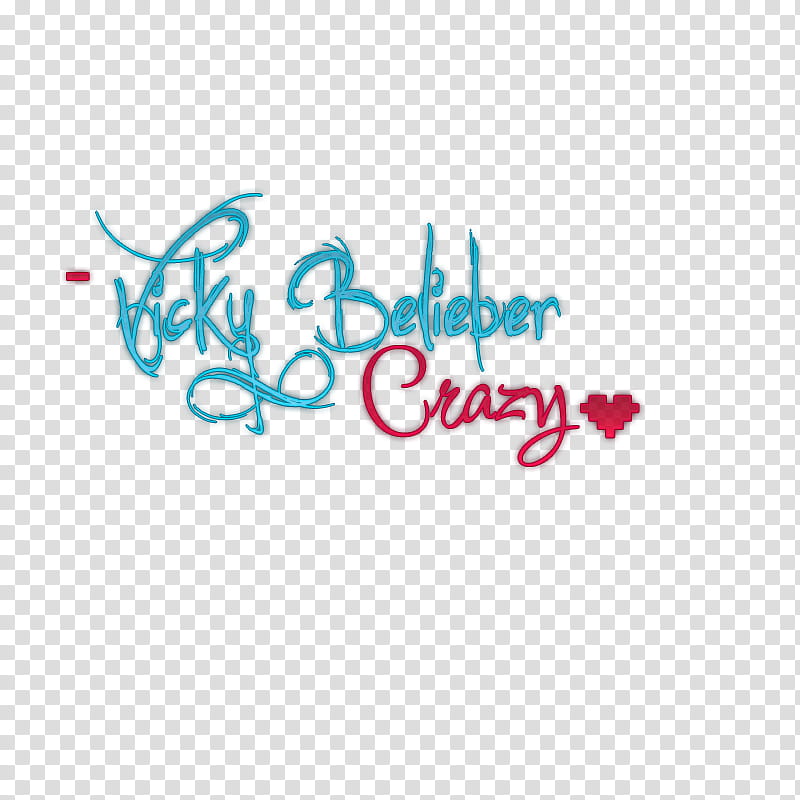 Textos Vicky Belieber Crazy transparent background PNG clipart