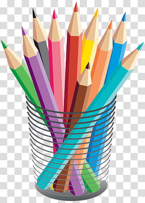Assorted Color Pencils Illustration, Colored Pencil , Colored Pencils Transparent Background Png Clipart | Hiclipart