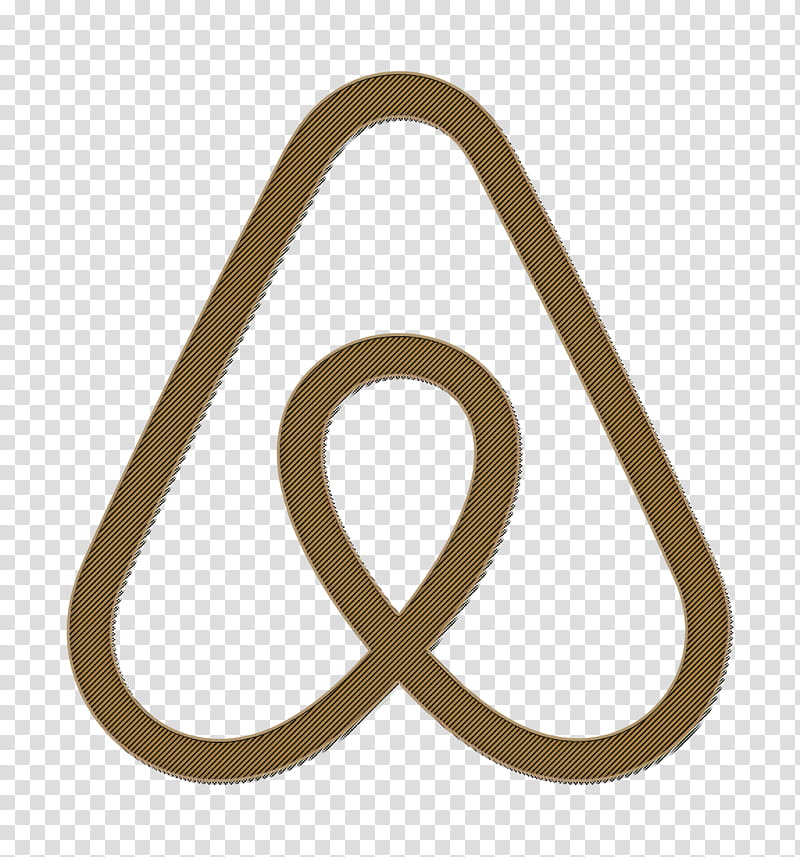 airbnb icon brand icon, Triangle, Symbol, Circle transparent background PNG clipart