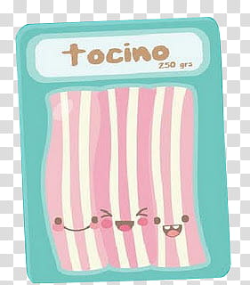 Cute, tocino transparent background PNG clipart