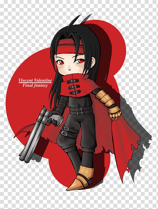 Vincent Valentine, Chibi, Vincent Valentine transparent background PNG clipart