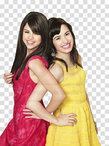 Delena, Selena Gomez wearing red dress transparent background PNG clipart