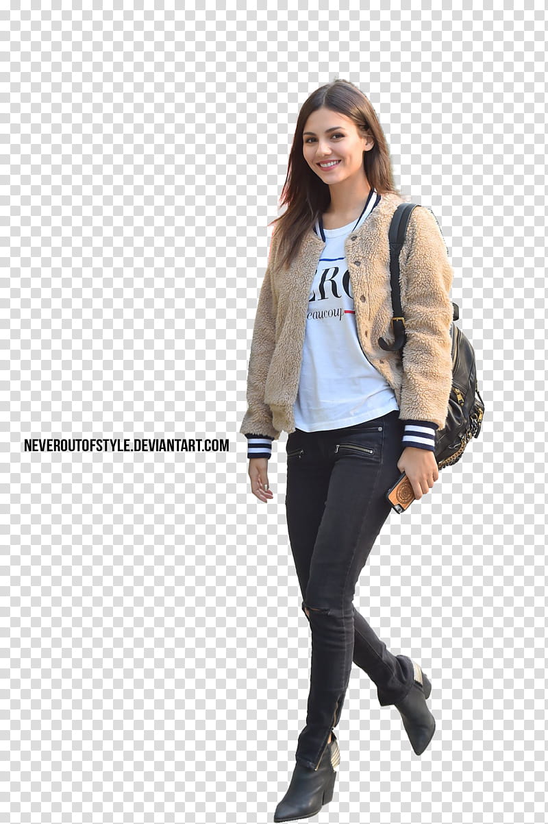Victoria Justice , victoria-justice-in-ripped-jeans-out-in-hollywood-november-_ transparent background PNG clipart