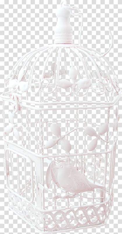 white metal birdcage transparent background PNG clipart
