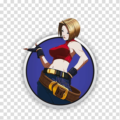 Kof  Character Icon Set, _mary transparent background PNG clipart