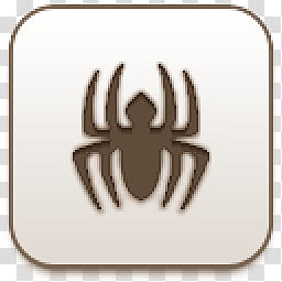 Albook extended sepia , brown spider application transparent background PNG clipart