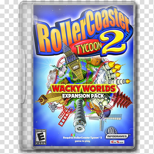 Game Icons , Rollercoaster Tycoon  Wacky Worlds transparent background PNG clipart