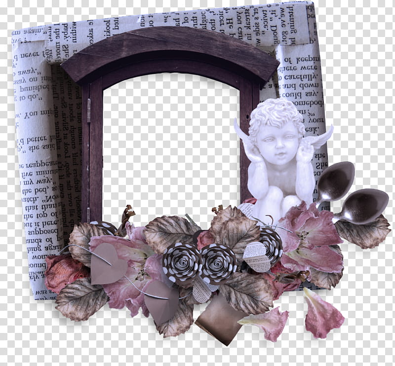 frame, Pink, Wreath, Purple, Frame, Mirror, Christmas Decoration, Beige transparent background PNG clipart
