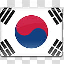 All in One Country Flag Icon, Korea-Flag- transparent background PNG clipart