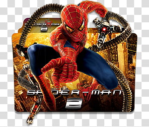 Spider Man 2 2004 Folder Icon , Spider-Man 2 v6_256x256 transparent background PNG clipart thumbnail