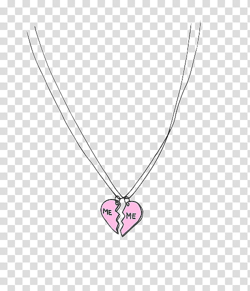 Overlays tipo , broken heart pendant necklace transparent background PNG clipart