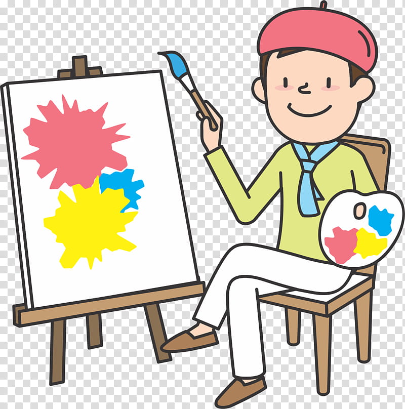 Kids Playing, Painter, Painting, Easel, Paint Brushes, Watercolor Painting, Drawing, Oil Painting transparent background PNG clipart