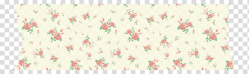 kinds of Washi Tape Digital Free, white, pink, and green floral textile transparent background PNG clipart