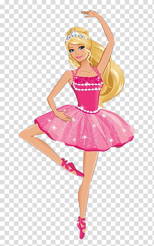 Barbie and Friends, Barbie dancing ballet illustration transparent background PNG clipart