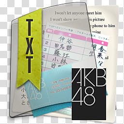 AKB Folder Icon , AKB-TXT transparent background PNG clipart