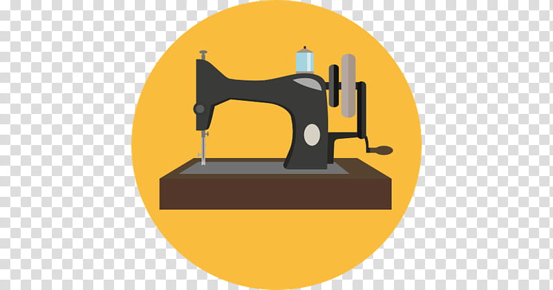 Sewing Yellow, Sewing Machines, Tailor, Handicraft, Thread, Pin, Handsewing Needles, Logo transparent background PNG clipart