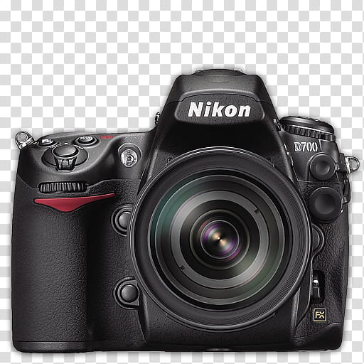 Modern DSLR Icon Collection, Nikon_D, Nikon D camera transparent background PNG clipart