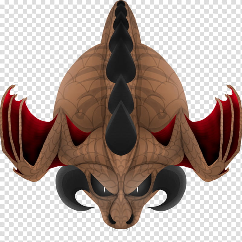 Mope Io Custom Skin Dragon Brown Red And Black Winged Bull Illustration Transparent Background Png Clipart Hiclipart - feathered wyvern skin roblox