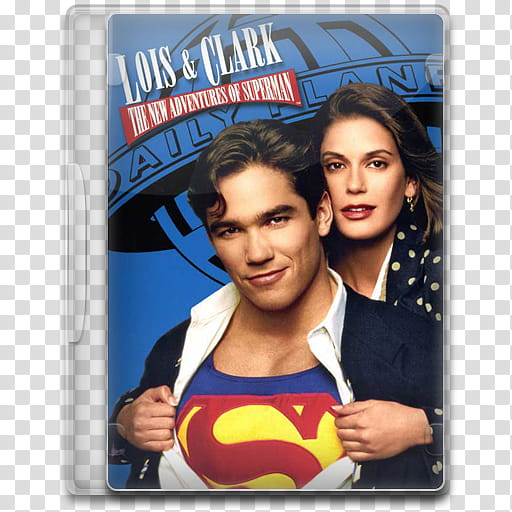 TV Show Icon , Lois & Clark, The New Adventures of Superman, Lois & Clark The New Adventure of Superman movie case transparent background PNG clipart