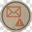 Sphere   the new variation, brown message envelope illustrastion transparent background PNG clipart