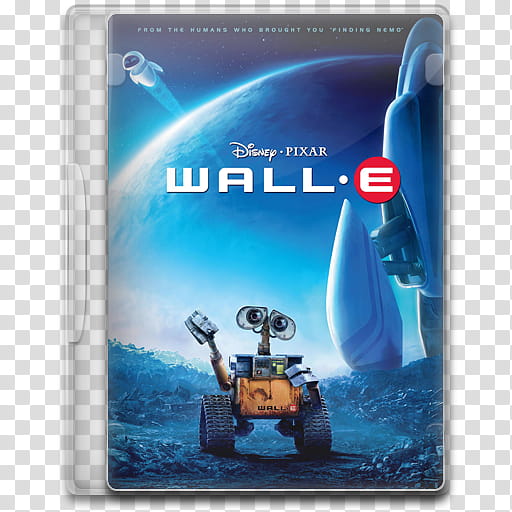 Movie Icon , WALL-E, Disney Pixar Wall-E DVD case illustration transparent background PNG clipart