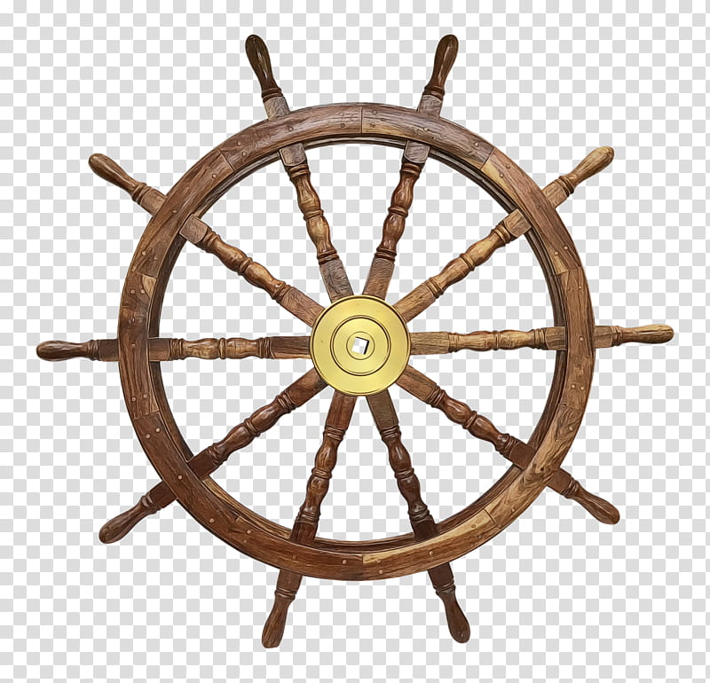 Ship Steering Wheel, Ships Wheel, Seamanship, Wooden Ships Wheel, Boat, Helmsman, Porthole, Handcrafted Model Ships transparent background PNG clipart