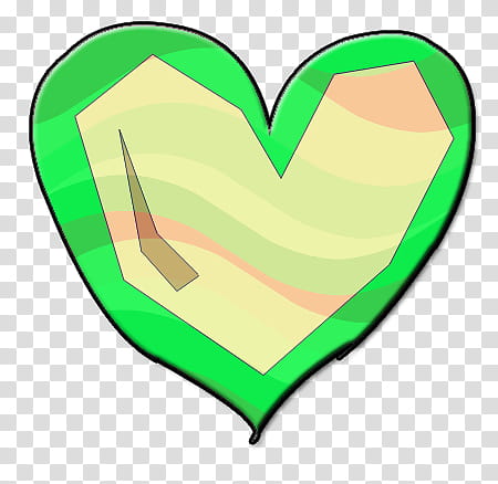 Hearts , heart green illustration transparent background PNG clipart