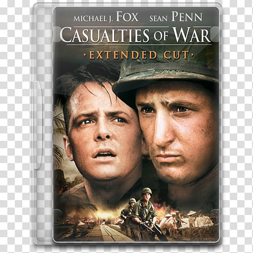 Movie Icon Mega , Casualties of War, Casualties of War extended cut DVD case transparent background PNG clipart