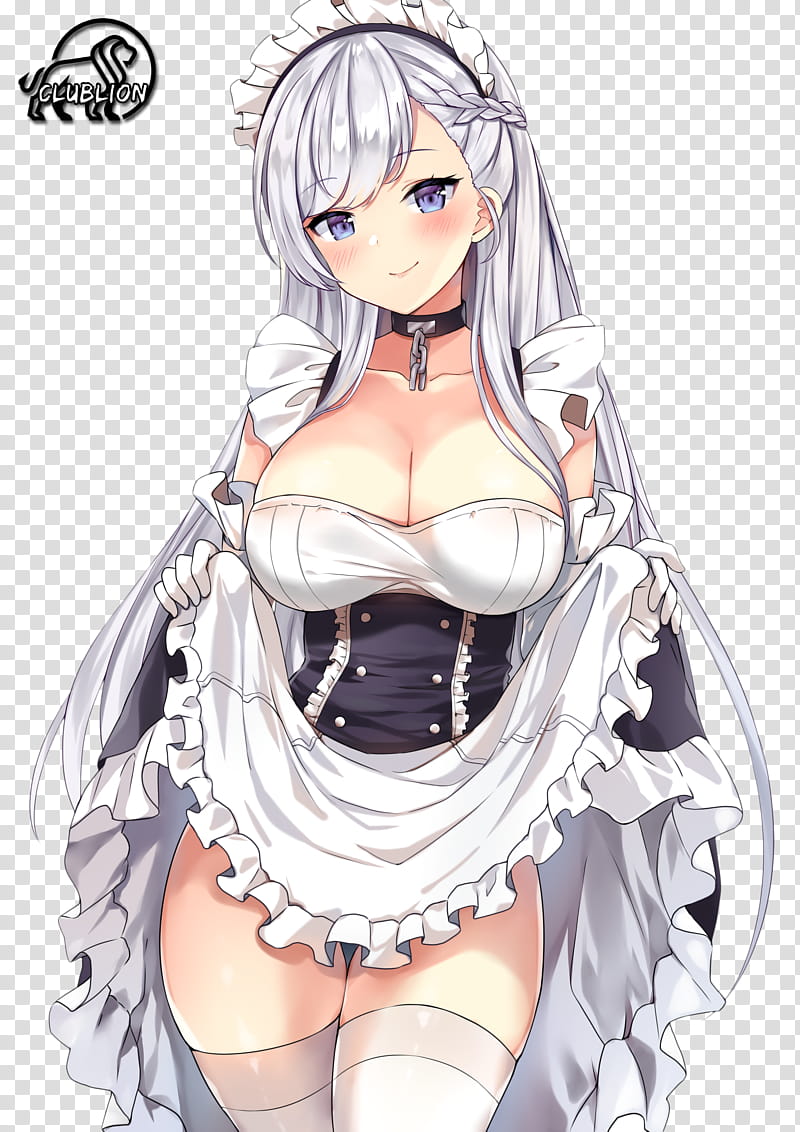 Belfast azur Lane Anime Render, Azur Lane Belfast Render anime character transparent background PNG clipart