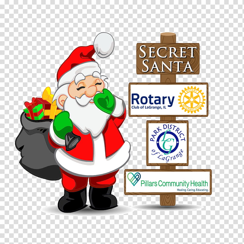 Christmas Elf, Santa Claus, Secret Santa, Christmas Day, Christmas Ornament, Rotary International, Gift, La Grange transparent background PNG clipart