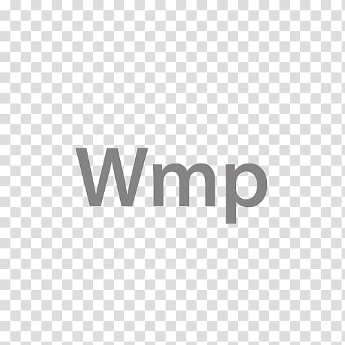 Krzp Dock Icons v  , Wmp, grey Wmp text transparent background PNG clipart