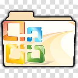 Folder Icon Set, Microsoft Office, Microsoft folder icon transparent background PNG clipart