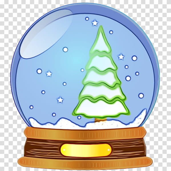 Christmas Snow Globe, Watercolor, Paint, Wet Ink, Snow Globes, Drawing, Christmas Day, Tree transparent background PNG clipart