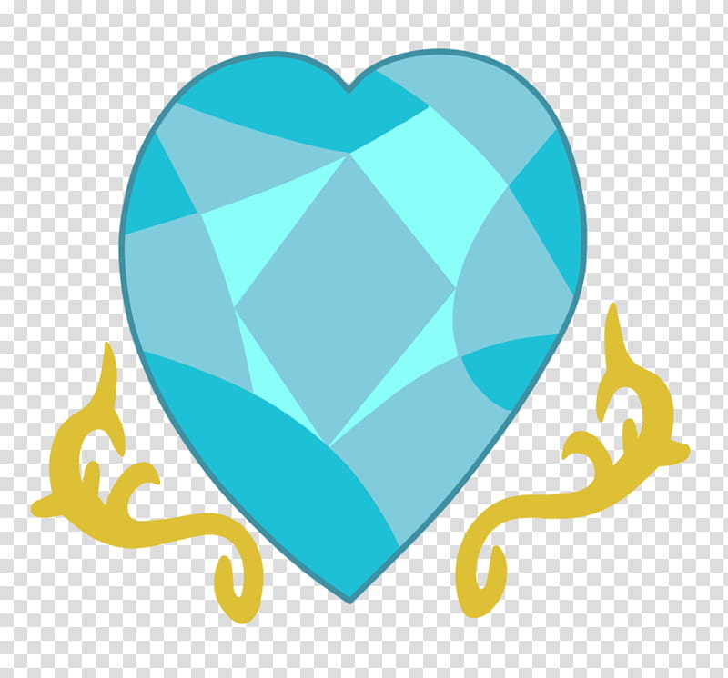 Princess Cadence Cutie Mark, blue heart illustration transparent background PNG clipart