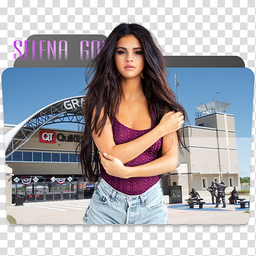 Selena Gomez Folder Icon transparent background PNG clipart
