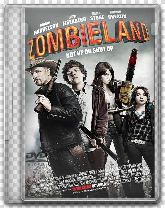 Dvd Movies St Zombieland Dvd Case Transparent Background Png Clipart Hiclipart