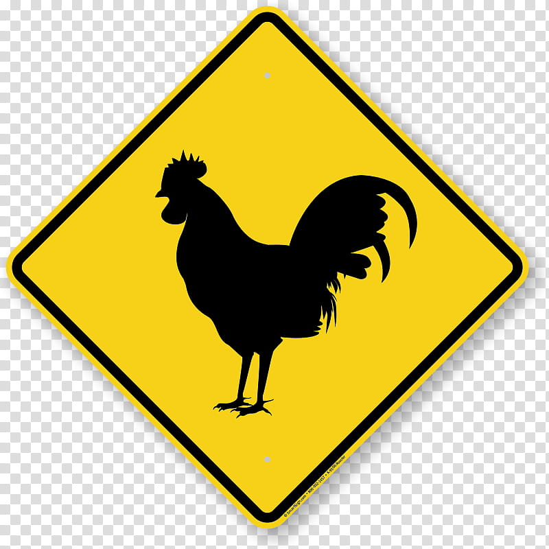 Cartoon Bird, Traffic Sign, Federal Donuts, Chicken, Symbol, Food, Poultry, Warning Sign transparent background PNG clipart