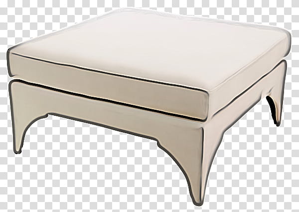 Foot Rests Coffee Tables Rectangle Garden furniture, Ottoman, Stool, Beige, Step Stool, Futon Pad, End Table transparent background PNG clipart