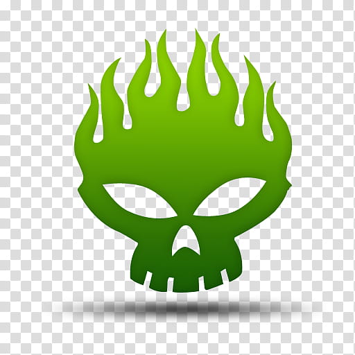 Android Green Icons, Fire Head transparent background PNG clipart