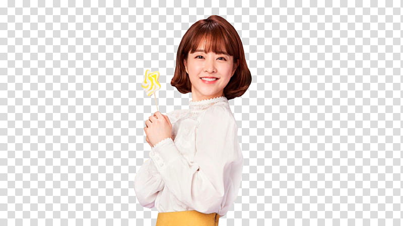 PARK BO YOUNG, smiling woman in white dress shirt transparent background PNG clipart