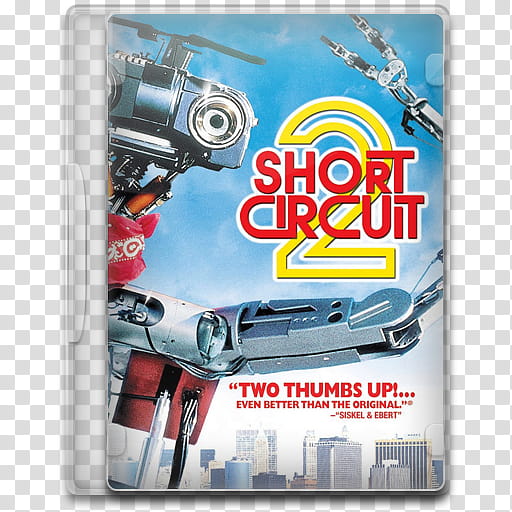 Movie Icon Mega , Short Circuit , Short Circuit  DVD case illustration transparent background PNG clipart