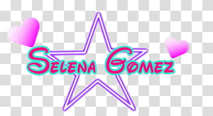 TEXTO SELENA GOMEZ transparent background PNG clipart thumbnail