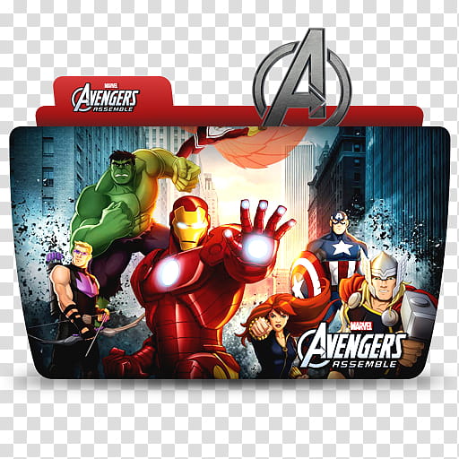 TV Folder Icons DC and Marvel ColorFlow Set , Avengers Assemble, Marvel Avengers illustration transparent background PNG clipart