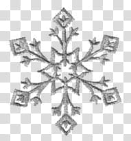 PS Christmas Brushes, grey snowflake artwork transparent background PNG clipart