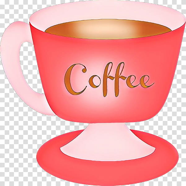 Coffee cup, Cartoon, Drinkware, Teacup, Mug, Pink, Tableware, Serveware transparent background PNG clipart