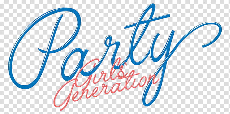 Renders Girls Generation Party, Party Girls Generation text transparent background PNG clipart