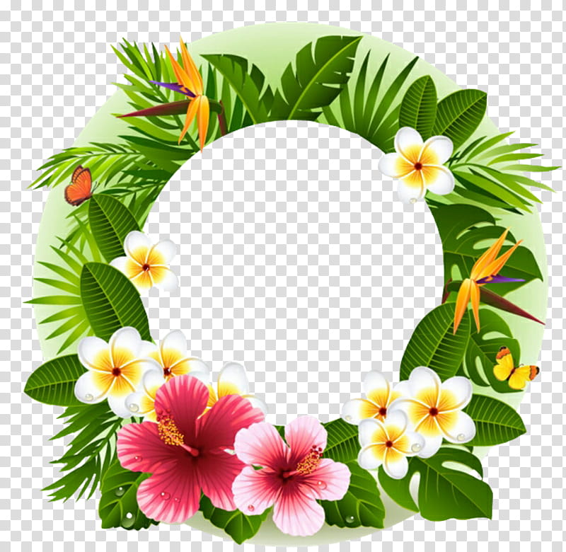 Christmas Frame, Decorative Borders, BORDERS AND FRAMES, Tropical Frame, Frames, Tropics, Flower, Leaf transparent background PNG clipart