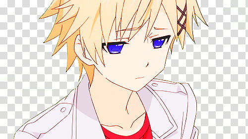 Inu x Boku SS De Renders, blonde haired man with blue eyes transparent background PNG clipart