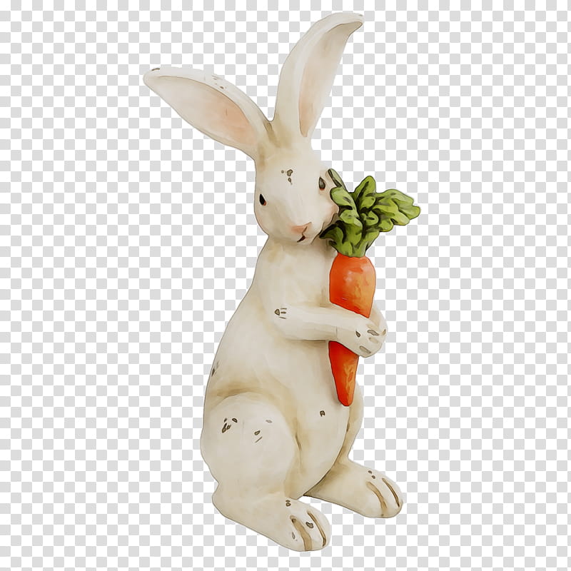 Carrot, Hare, Figurine, Rabbit, Animal Figure, Rabbits And Hares, Toy, Statue transparent background PNG clipart